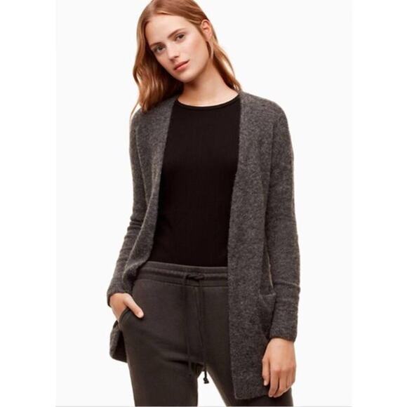 Aritzia Wilfred Free Aronson Sweater Charcoal Size S - Picture 3 of 7